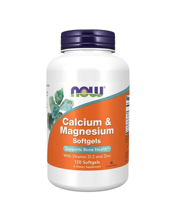 now CAL+MAG+D SOFTGEL 120'S