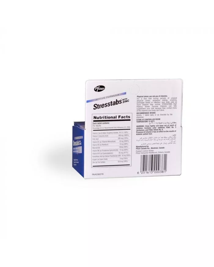 STRESS TAB 600 WITH ZINC 30'S - Image 2