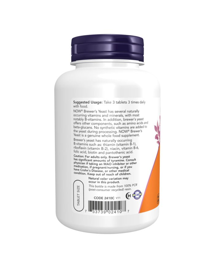 now BREWERS YEAST 10 GRAIN TABS 200'S - Image 3