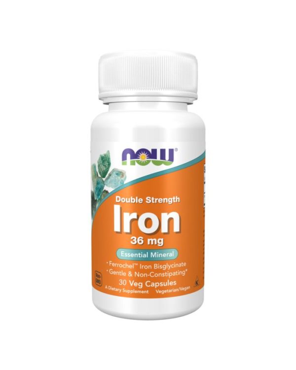 now IRON 36MG 30'S CAP