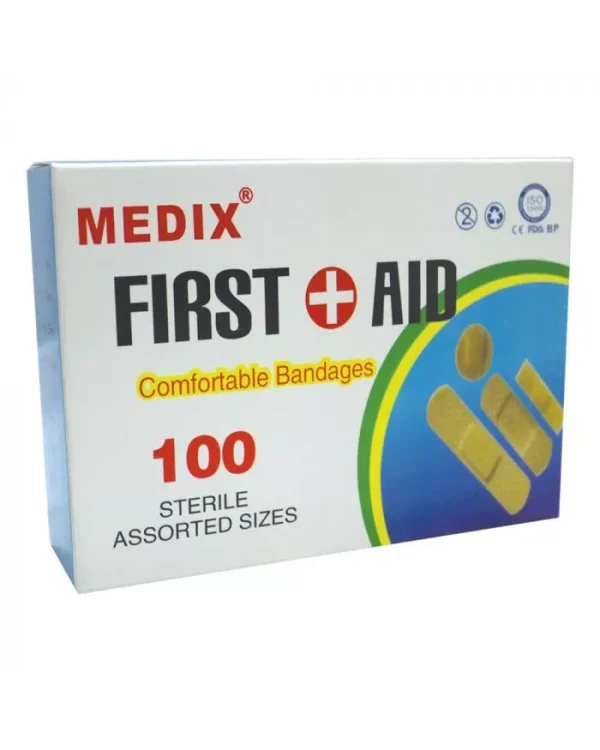 Medix First Aid Plaster Long 100's