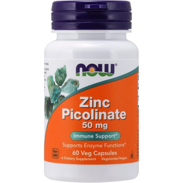 now ZINC PICOLINATE 50MG 60'S