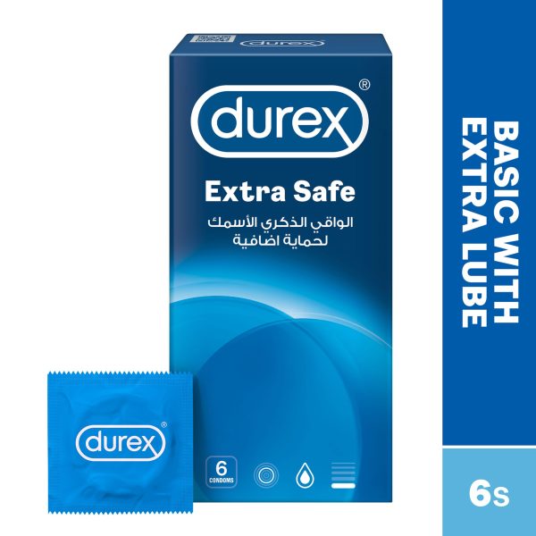 DUREX EXTRA SAFE CONDOM 6'S