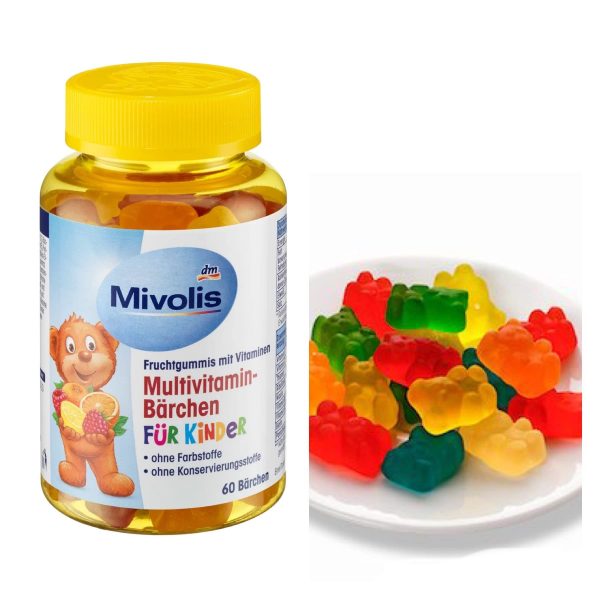 KIDS M/VITAMIN GUMMY BEARS 60'S