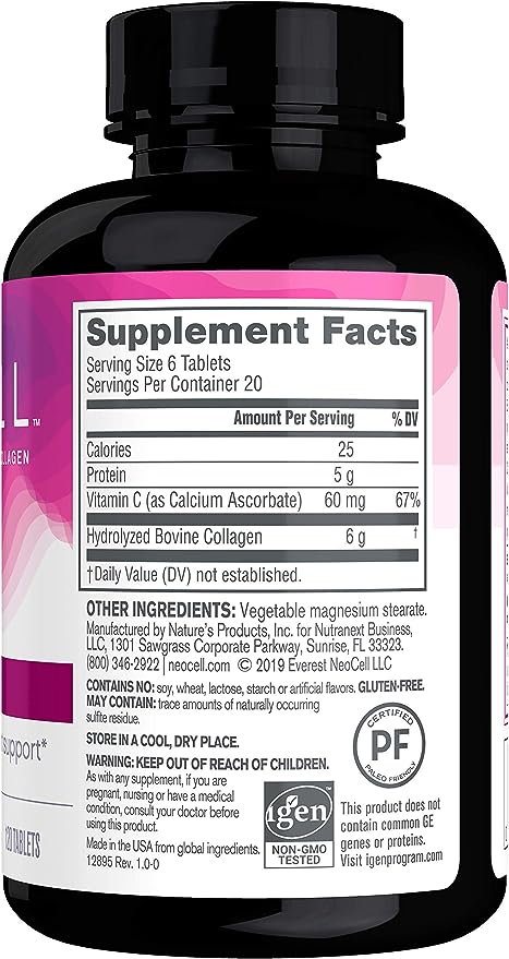 NEOCELL SUPER COLLAGEN +C TAB 120'S - Image 3