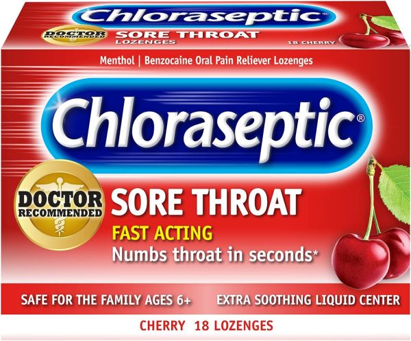 CHLORASEPTIC CHERRY 18's