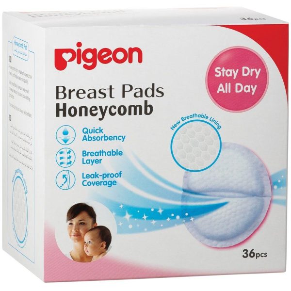 79259/16593/PIGEON BREAST PADS 60PCS/BOX HONY