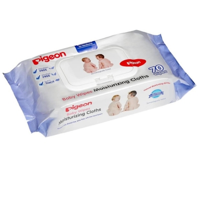 26539 PIGEON BABY WIPES MOIST 70 SHEETS