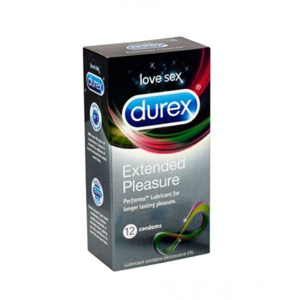 DUREX EXTENDED PLEASURE CONDOM 20'S