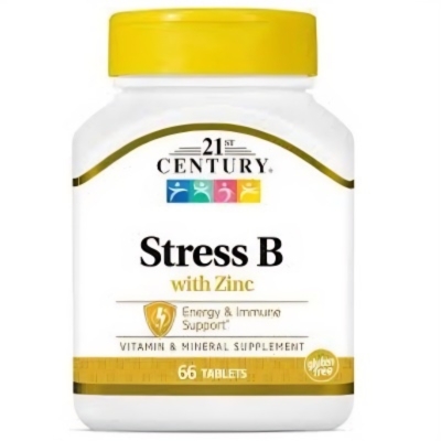 21st STRESS B W/ ZINC TAB 30S