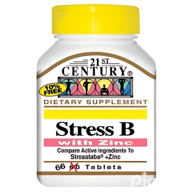 21st STRESS B W/ ZINC TAB 30'S