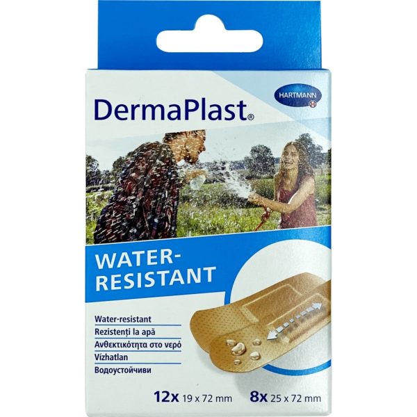 DERMAPLAST PLASTER WATER RES 20'S