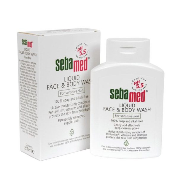 SM OLIVE FACE & BODY WASH 200ML