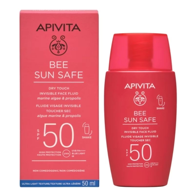 Apivita Bee Sun Safe SPF 50 Dry Touch Face Fluid 50 mL