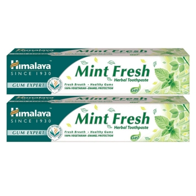 Himalaya T/Paste Mint Fresh Herbal 2X100 mL