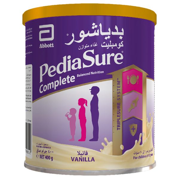 PEDIASURE COMP 2+VAN 400MG.