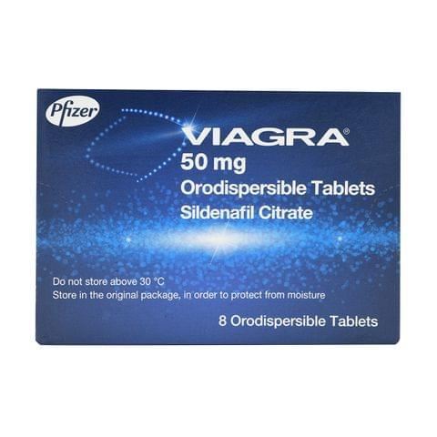 VIAGRA 50MG 8 ORAL DISPERSABLE TABLETS RX