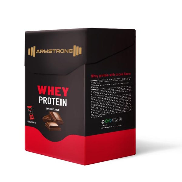 ARMSTRONG SUPPLEMENT WHEY PROTEIN COCOA FLAVOUR 12 SACHETS