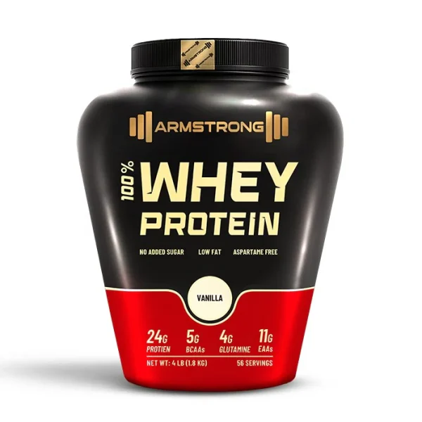 ARMSTRONG SUPPLEMENT WHEY PROTEIN VANILLA FLAVOUR 1800GM