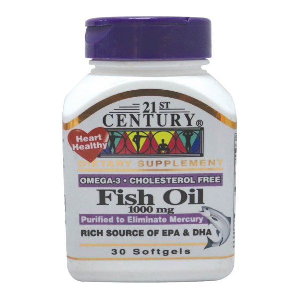 21st OMEGA-3 FISH OIL 1000MG 30's