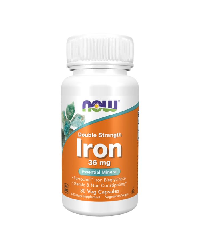 now IRON 36MG 30'S CAP