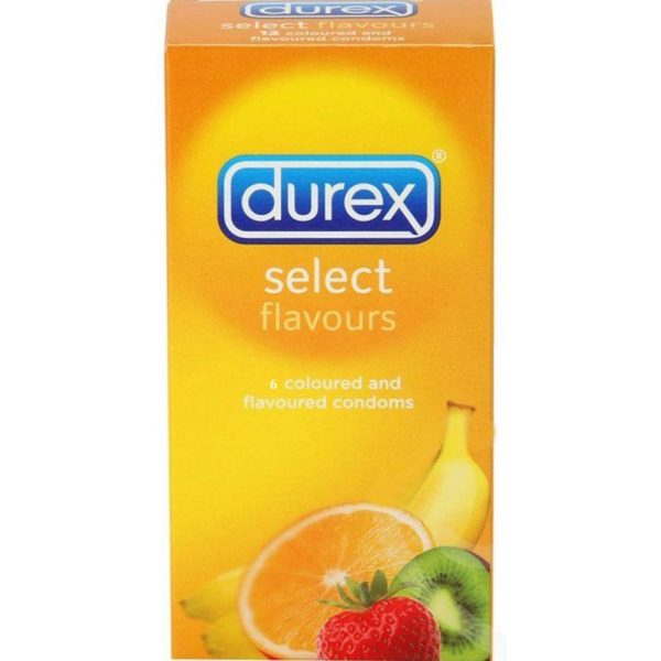 DUREX SELECT / FLAVOUR CONDOM 6'S