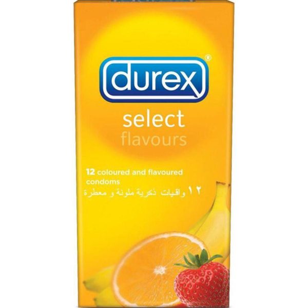 DUREX SELECT/ FLAVOURS CONDOM 12'S