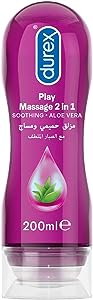 DUREX PLAY MASSAGE GEL 2 IN 1 INTIMATE LUBRICANT WITH SOOTHING ALOE VERA 200ML