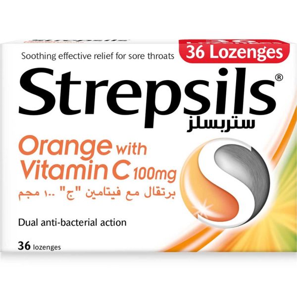 STREPSILS ORANGE WITH VIT C 36LZ
