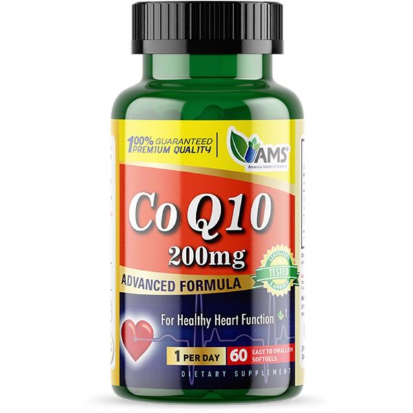 AMS COQ10 SOFTGELS 200MG 60'S