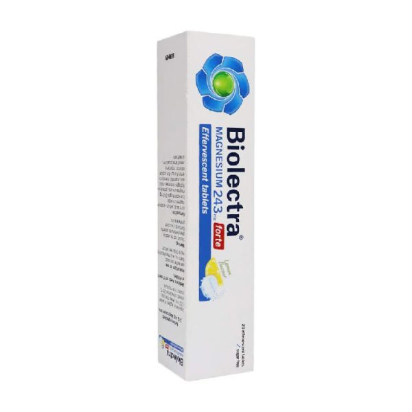 BIOELECTRA 243MG FORTE EFF. PAC TABLET-20'S