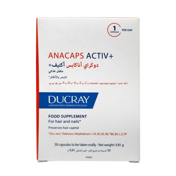 DUCRAY ANACAPS ACTIVE PLUS BEIGE 30'S