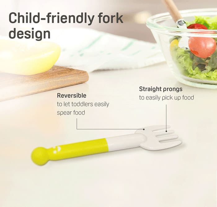 PIGEON WEANING SPOON & FORK SET - Image 2