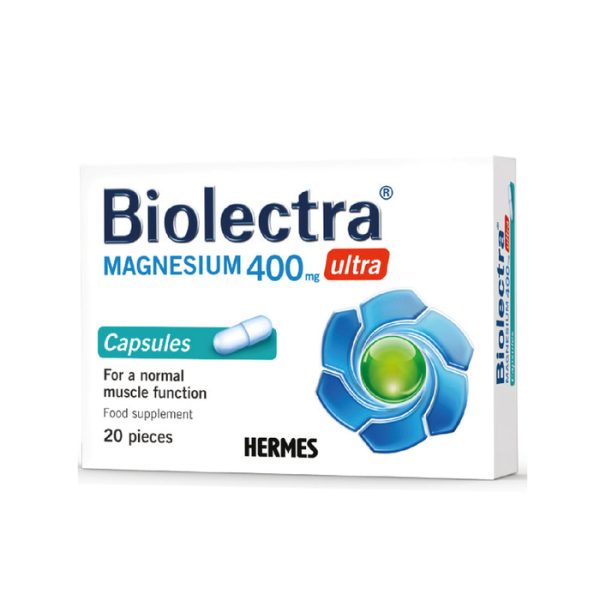 BIOELECTRA MAGNESIUM ULTRA PAC 400MG CAP-20'S