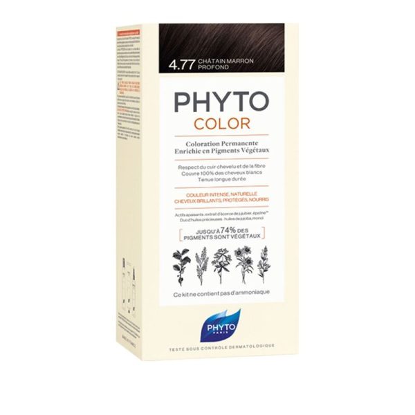 PHYTOCOLOR 4.77 INTENSE CHESTNUT BROWN KIT