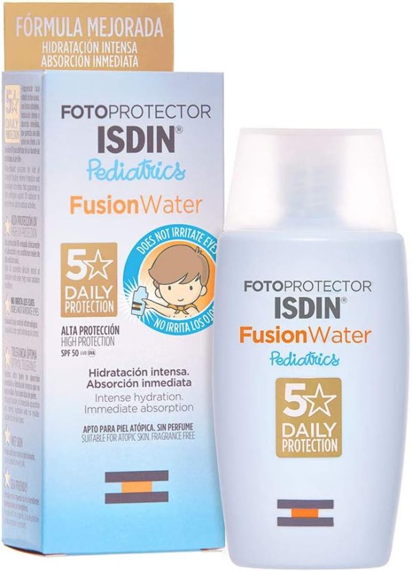 ISDIN FOTOPROTECTOR BODY CARE PEDIATRICS FUSION WATER 50+ 50ML