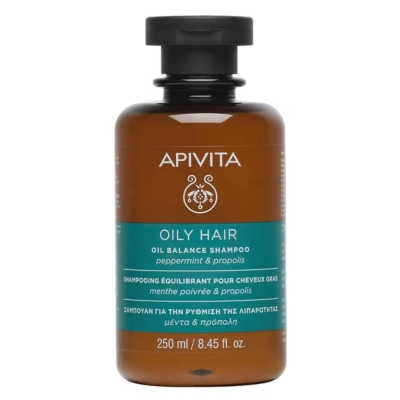 Apivita Shmp Oil Blnc Mint & Prop 250 mL